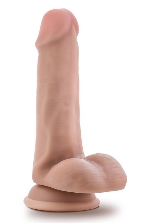 Dildo realistyczne Blush Dr Jeffrey z jądrami beżowe 16 cm