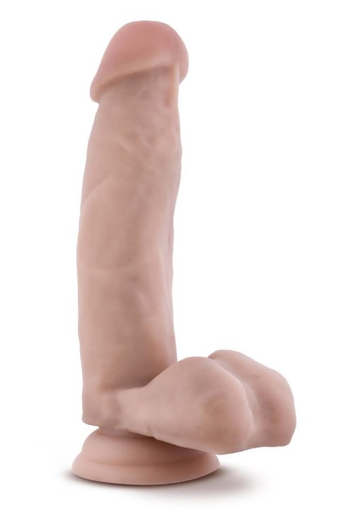 Dildo realistyczne Dr Skin Dr Mark 17 cm z jądrami beżowe