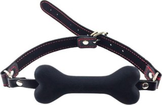 Knebel w kształcie kości Fetish Fever czarny