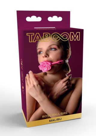 Knebel w kształcie róży Taboom Malibu Rose różowy