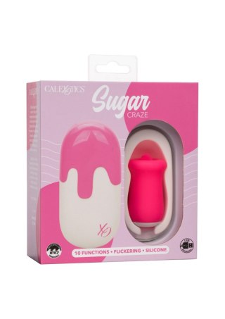 Stymulator języka Sugar Craze Calexotics różowy USB
