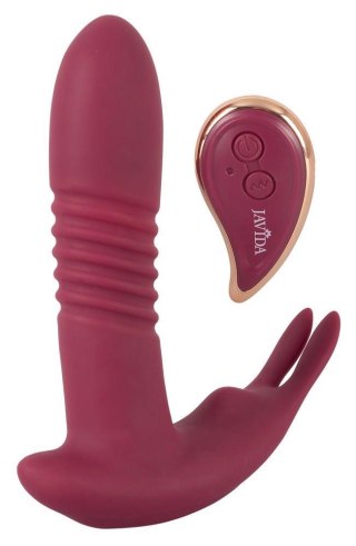 Wibrator Javida RC hands free silikonowy z pilotem USB