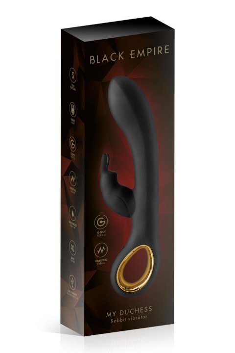 Wibrator króliczek My Duchess Black Empire czarny USB 19 cm