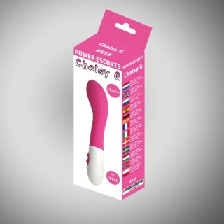 Wibrator punktu G Chelsey silikonowy różowy 20 cm
