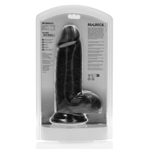 Dildo RealRock Extra Thick z moszną 8 cali PVC