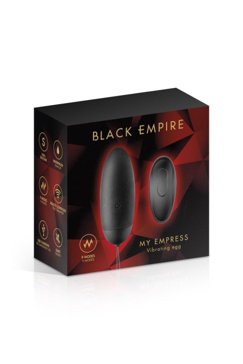 Jajeczko wibrujące Black Empire My Empress 9 trybów USB