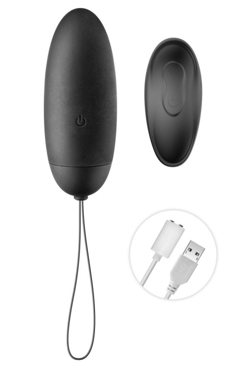 Jajeczko wibrujące Black Empire My Empress 9 trybów USB