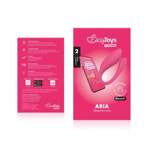 Jajko wibrujące EasyConnect Aria sterowane aplikacją