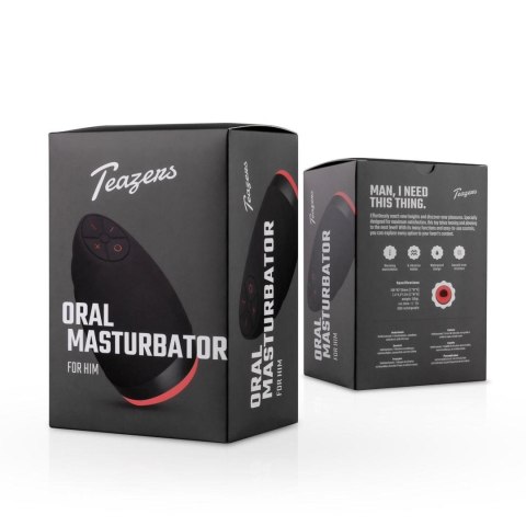 Masturbator wibrujący rozgrzewający Teazers silikonowy USB