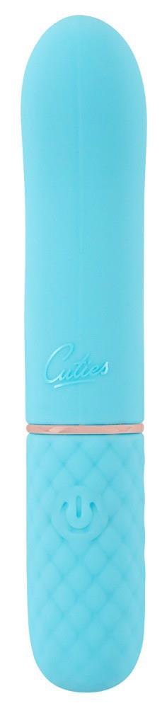 Mini wibrator Cuties niebieski silikonowy USB 11,8 cm