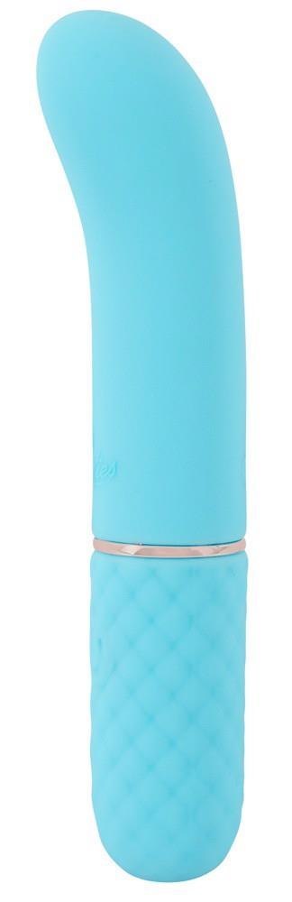 Mini wibrator Cuties niebieski silikonowy USB 11,8 cm