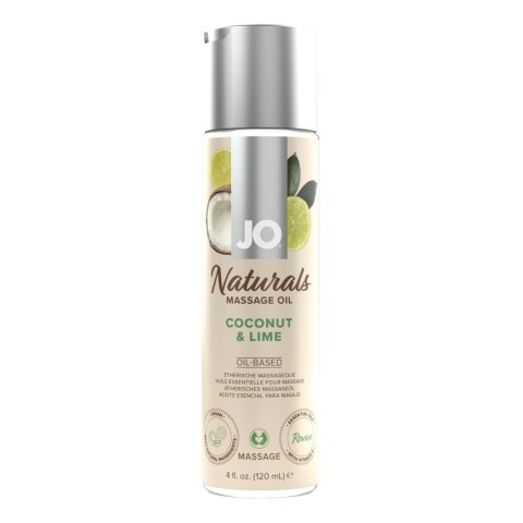 Olejek do masażu JO Naturals Kokos Limonka 120 ml