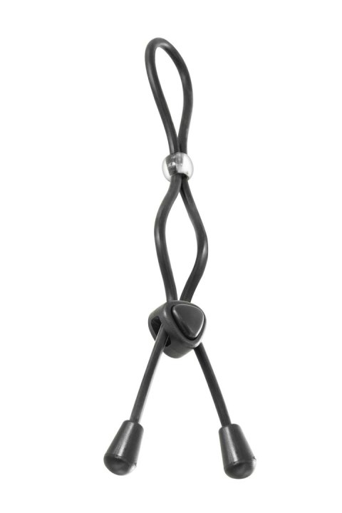 Pierścień erekcyjny regulowany podwójny silikonowy Blue Junker 38 cm