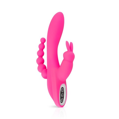 Podwójny wibrator króliczek Teazers USB 21 cm