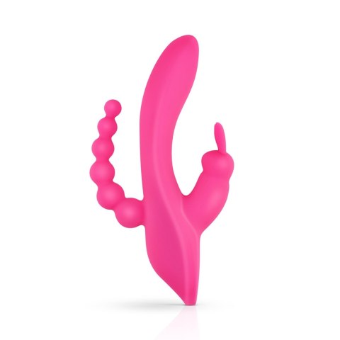 Podwójny wibrator króliczek Teazers USB 21 cm