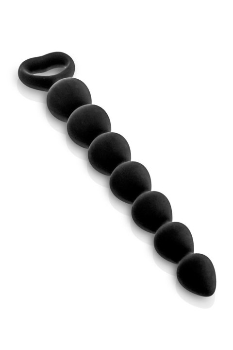 Pręt analny silikonowy Glamy Back Love czarny 25 cm