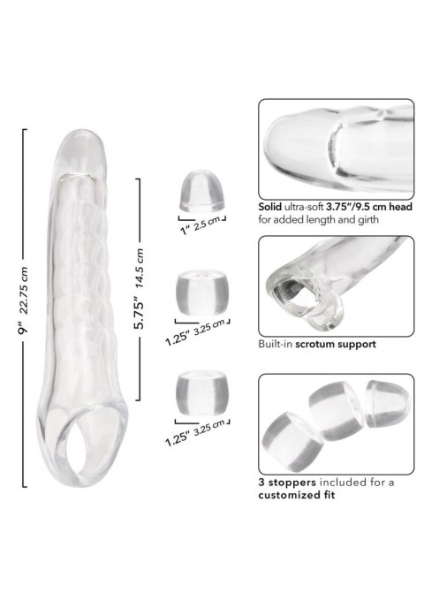 Przedłużka na penisa Performance Maxx transparentna 23 cm
