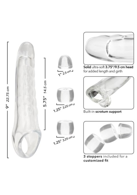 Przedłużka na penisa Performance Maxx transparentna 23 cm