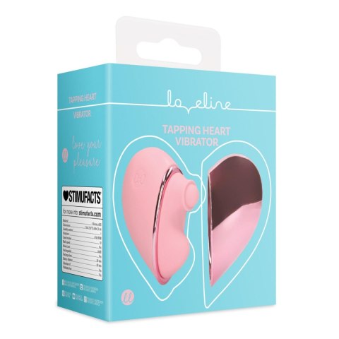 Wibrator Loveline Tapping Heart 10 funkcji