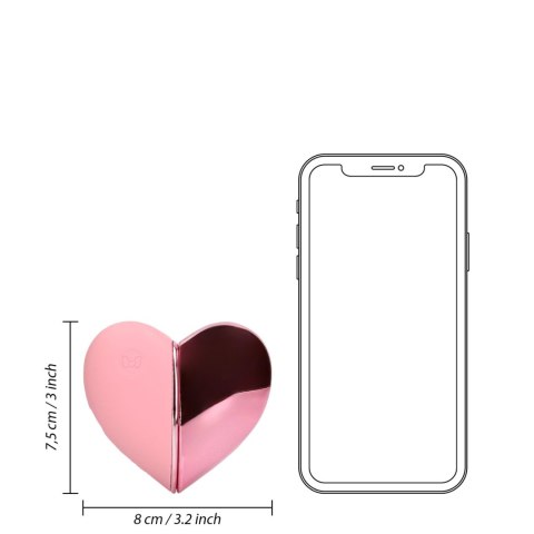 Wibrator Loveline Tapping Heart 10 funkcji