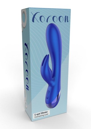 Wibrator króliczek Xocoon Everlasting Love niebieski 19 cm