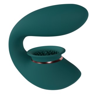 Wibrator ssący Innovation Twitch 3 silikonowy zielony USB