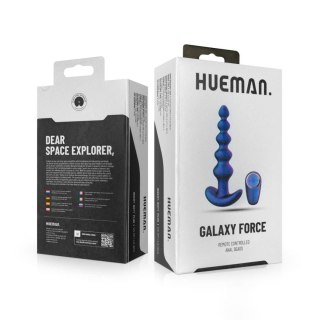 Korek analny wibrujący Hueman Galaxy Force z pilotem