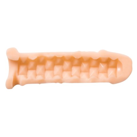 Przedłużka na penisa Real Extra Sense Bubbles TPE 13.5 cm
