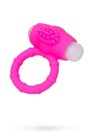 Silikonowy pierścień wibrujący AToys Nevy różowy 2.5 cm