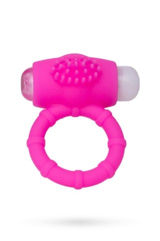 Silikonowy pierścień wibrujący AToys Nevy różowy 2.5 cm