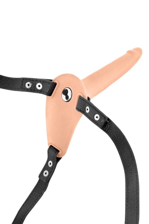 Strap-on wibrujący miękki Fetish Tentation silikonowy USB 15 cm