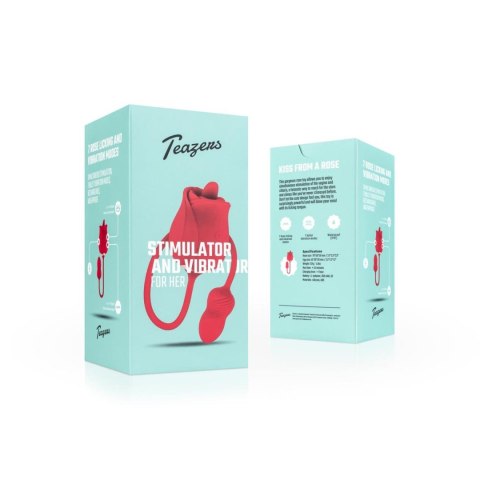 Stymulator łechtaczki Teazers Rose wibrujący USB 7 trybów