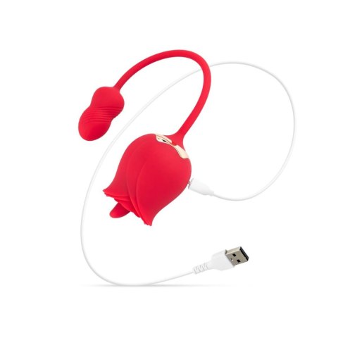 Stymulator łechtaczki Teazers Rose wibrujący USB 7 trybów