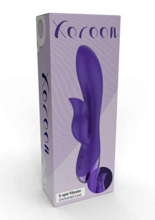 Wibrator króliczek Xocoon Unchained Love silikonowy fioletowy 19 cm
