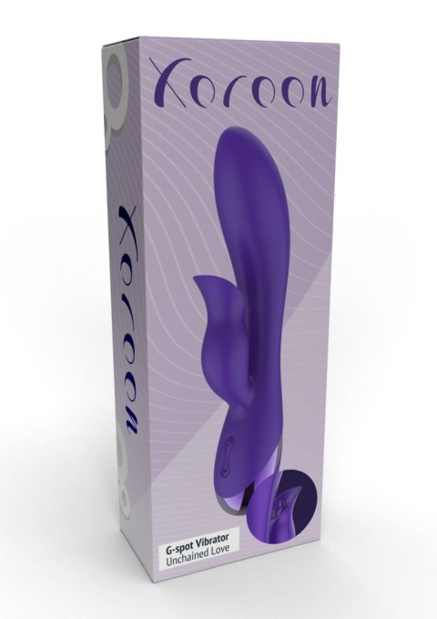 Wibrator króliczek Xocoon Unchained Love silikonowy fioletowy 19 cm
