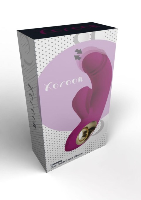 Wibrator punktu G Xocoon Harmony DualTouch fioletowy 16.5 cm