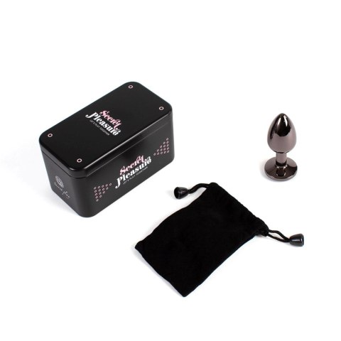 Aluminiowy korek analny Secret Play gunmetal 7 cm