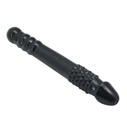 Dildo podwójne Timeless Twofold Toyz4lovers czarny 25 cm TPE