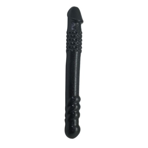 Dildo podwójne Timeless Twofold Toyz4lovers czarny 25 cm TPE