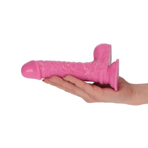Dildo realistyczne PVC Michelangelo Toyz4lovers różowy 16 cm