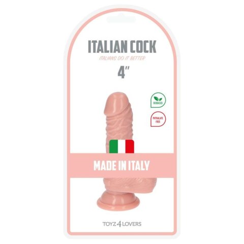 Dildo realistyczne Toyz4lovers PVC naturalny 10 5 cm