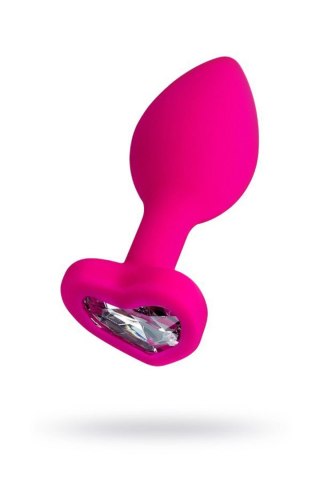 Korek analny ToDo Diamond Heart różowy miniaturowy 7 cm