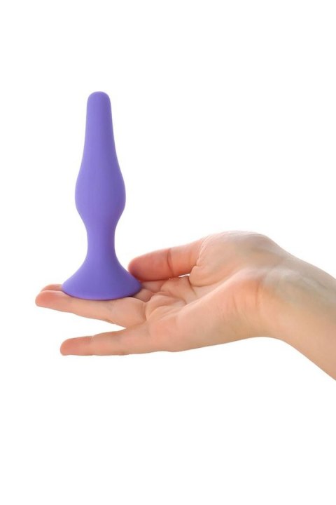 Korek analny silikonowy A Toys fioletowy
