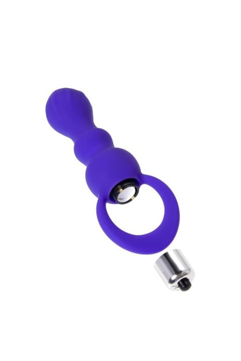 Korek analny wibrujący Curvy ToDo silikonowy fioletowy 14 cm