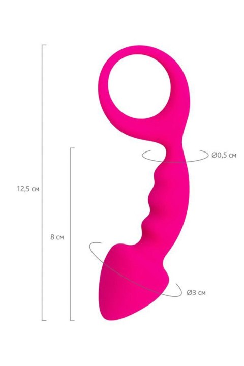 Mały korek analny ToDo Bong różowy 12,5 cm wodoodporny