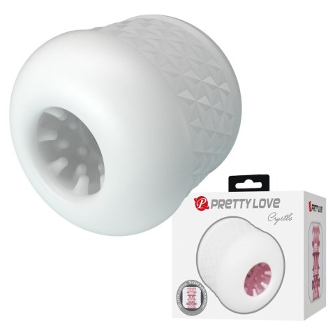 Masturbator dwustronny teksturowany Pretty Love Crystle