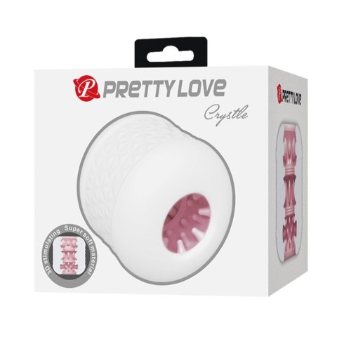 Masturbator dwustronny teksturowany Pretty Love Crystle
