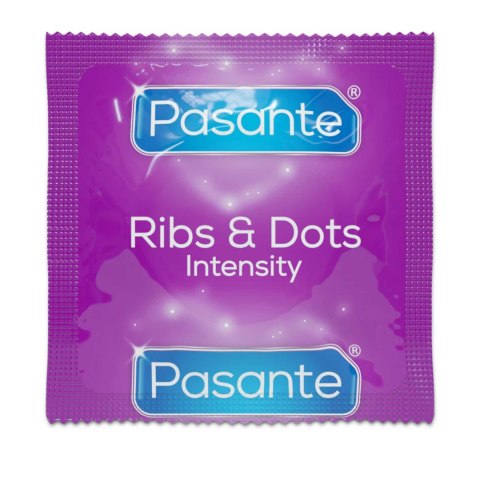 Prezerwatywy Pasante Ribs Dots Intensity 3 szt