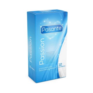 Prezerwatywy prążkowane Pasante Ribbed Passion 12 szt