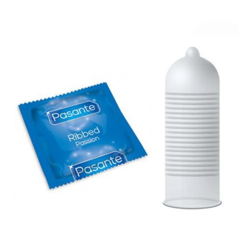 Prezerwatywy prążkowane Pasante Ribbed Passion 144 szt